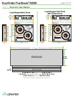 Предварительный просмотр 10 страницы Draper Dual Roller FlexShade NEXD Installation & Operation Instructions