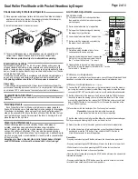 Предварительный просмотр 2 страницы Draper Dual Roller FlexShade with Pocket Headbox Installation Instructions