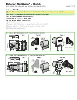 Предварительный просмотр 3 страницы Draper Exterior FlexShade Clutch Installation & Operation Instructions