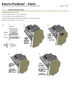 Предварительный просмотр 4 страницы Draper Exterior FlexShade Clutch Installation & Operation Instructions