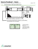 Предварительный просмотр 8 страницы Draper Exterior FlexShade Clutch Installation & Operation Instructions