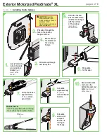 Предварительный просмотр 4 страницы Draper Exterior Motorized FlexShade XL Installation & Operation Instructions