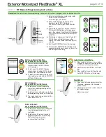 Предварительный просмотр 5 страницы Draper Exterior Motorized FlexShade XL Installation & Operation Instructions