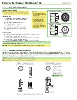 Предварительный просмотр 6 страницы Draper Exterior Motorized FlexShade XL Installation & Operation Instructions