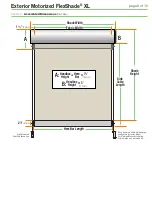 Предварительный просмотр 9 страницы Draper Exterior Motorized FlexShade XL Installation & Operation Instructions