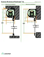 Предварительный просмотр 10 страницы Draper Exterior Motorized FlexShade XL Installation & Operation Instructions