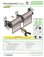 Draper FlexShade C MO Series Installation & Operation Instructions preview