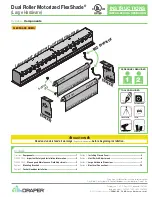 Preview for 1 page of Draper FlexShade DHMO Instructions Manual