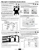 Предварительный просмотр 2 страницы Draper FlexShade SkyLight 3 Installation Instructions Manual