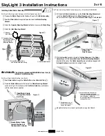 Предварительный просмотр 3 страницы Draper FlexShade SkyLight 3 Installation Instructions Manual