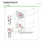 Предварительный просмотр 7 страницы Draper FlexShade Twin Pull Installation & Operation Instructions