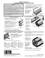 Предварительный просмотр 1 страницы Draper FlexShade Zip with Crank Installation Instructions Manual