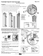 Предварительный просмотр 2 страницы Draper FlexShade Zip with Crank Installation Instructions Manual