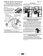 Предварительный просмотр 3 страницы Draper FlexShade Zip with Crank Installation Instructions Manual