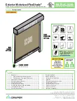 Draper FlexShade Instructions Installation & Operation предпросмотр