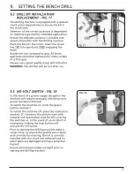 Предварительный просмотр 19 страницы Draper GD16 Instructions For Use Manual