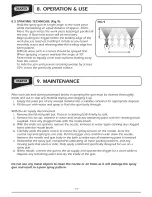 Предварительный просмотр 11 страницы Draper GSG-COMP-600 Instructions Manual