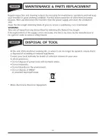 Preview for 11 page of Draper GT530A Instruction Manual