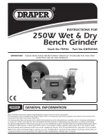 Draper GWD200A Instructions Manual предпросмотр