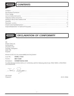 Preview for 2 page of Draper HD1150VK Instructions For