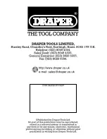 Preview for 12 page of Draper HM1300 Instructions For Use Manual