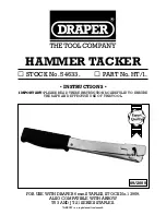 Draper HT/1 Instructions preview