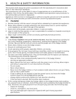 Preview for 6 page of Draper HTP254 Instructions For Use Manual