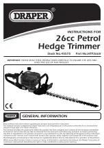 Draper HTP2660 Instructions For Use And Service Manual preview