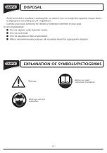 Preview for 13 page of Draper HTP2660 Instructions For Use And Service Manual