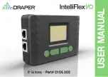 Preview for 1 page of Draper IntelliFlex I/O C156.305 User Manual