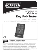 Draper KFT 24446 Instructions Manual preview