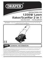 Draper LAR1200 Instructions Manual предпросмотр