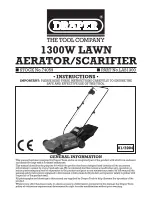 Draper LAS1300 Instructions Manual preview