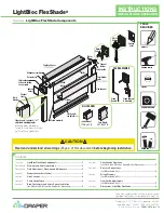 Предварительный просмотр 1 страницы Draper LightBloc FlexShade Installation & Operation Instructions