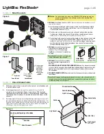 Предварительный просмотр 4 страницы Draper LightBloc FlexShade Installation & Operation Instructions