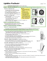 Предварительный просмотр 7 страницы Draper LightBloc FlexShade Installation & Operation Instructions