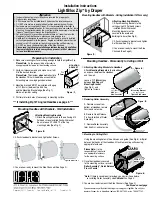 Предварительный просмотр 1 страницы Draper LightBloc Zip Installation Instructions Manual