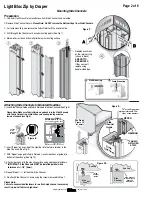 Предварительный просмотр 2 страницы Draper LightBloc Zip Installation Instructions Manual