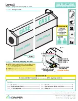 Предварительный просмотр 1 страницы Draper Luma 2 Installation & Operation