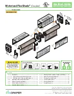 Предварительный просмотр 1 страницы Draper Motorized FlexShade Instructions Manual