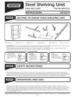 Draper MSU152 Instructions предпросмотр