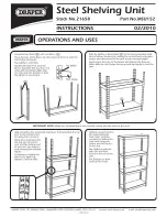 Preview for 2 page of Draper MSU152 Instructions