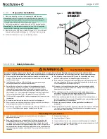 Preview for 2 page of Draper nocturne+ c Instructions Installation & Operation