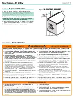 Предварительный просмотр 2 страницы Draper Nocturne + E 220V Instructions Installation & Operation
