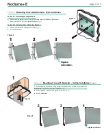 Предварительный просмотр 3 страницы Draper Nocturne+E Instructions Installation & Operation