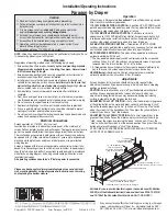 Предварительный просмотр 1 страницы Draper Paragon Series Installation & Operating Instructions