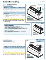 Предварительный просмотр 3 страницы Draper Patriot Motorized Flag 500101 Instructions Manual