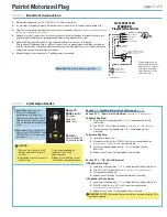 Предварительный просмотр 5 страницы Draper Patriot Motorized Flag 500101 Instructions Manual