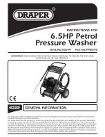 Draper PPW690 Instruction Manual preview