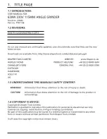 Preview for 2 page of Draper PT6115B Instructions For Use Manual